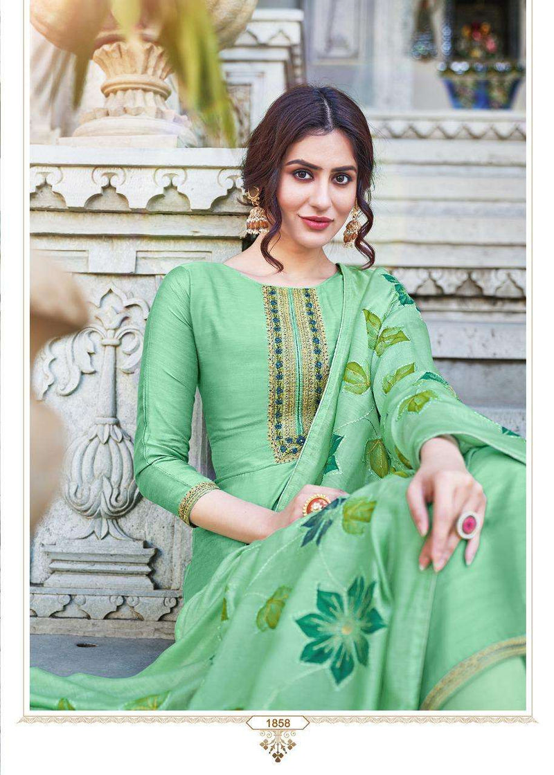 Bela Launch Masakali Vol 6 Cotton Silk With Fancy Embroidery Neck Work Fancy Wear Salwar Suits