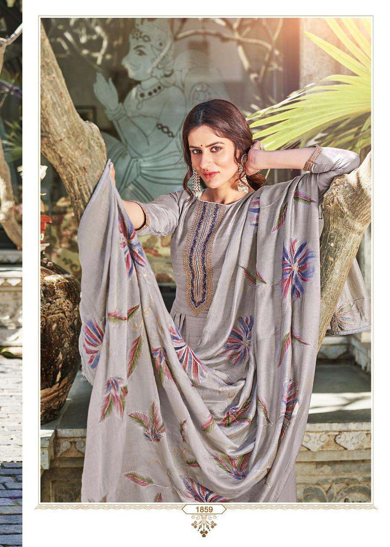 Bela Launch Masakali Vol 6 Cotton Silk With Fancy Embroidery Neck Work Fancy Wear Salwar Suits