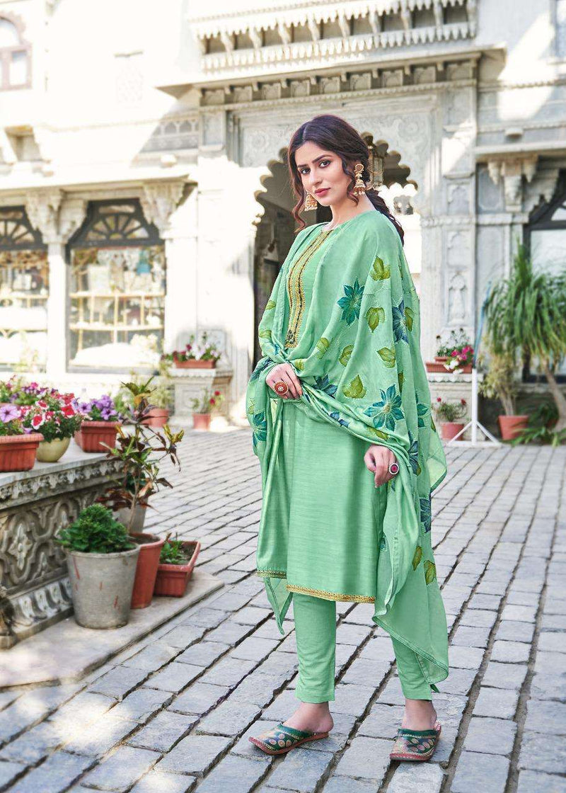 Bela Launch Masakali Vol 6 Cotton Silk With Fancy Embroidery Neck Work Fancy Wear Salwar Suits