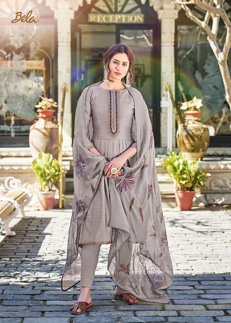 Bela Launch Masakali Vol 6 Cotton Silk With Fancy Embroidery Neck Work Fancy Wear Salwar Suits