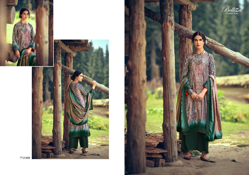 Belliza Designer Orchid Velvet Digital Print Salwar Suit