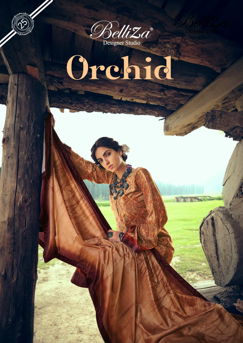 Belliza Designer Orchid Velvet Digital Print Salwar Suit