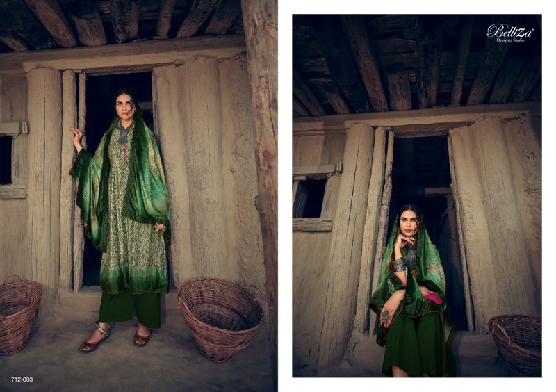 Belliza Designer Orchid Velvet Digital Print Salwar Suit