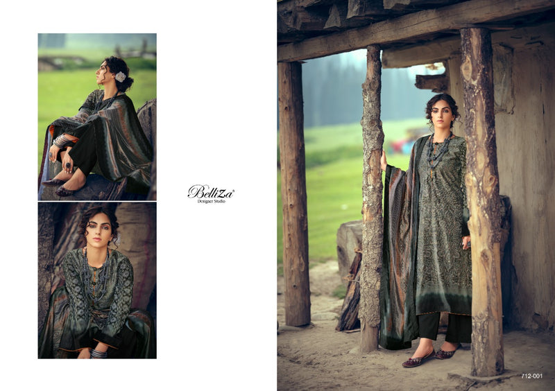 Belliza Designer Orchid Velvet Digital Print Salwar Suit