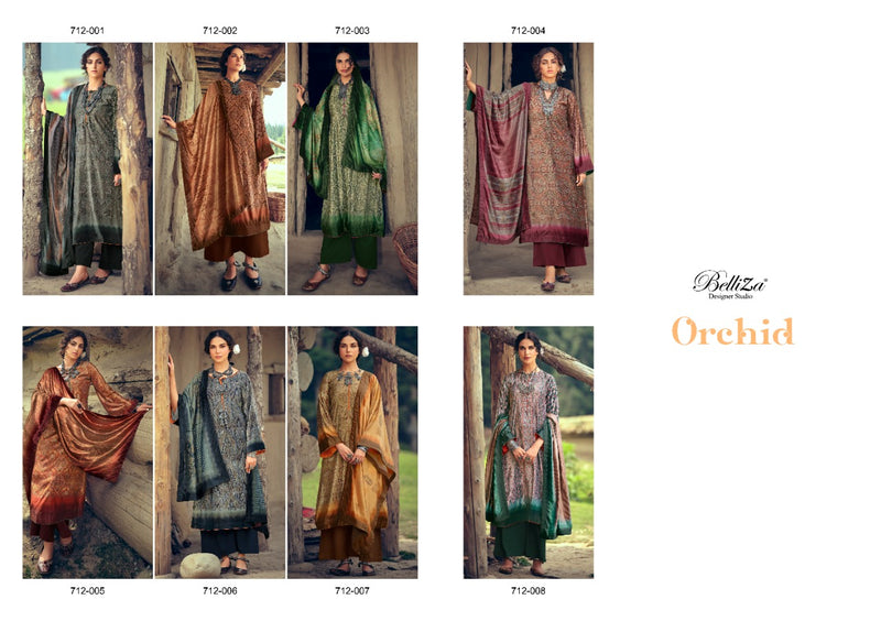 Belliza Designer Orchid Velvet Digital Print Salwar Suit