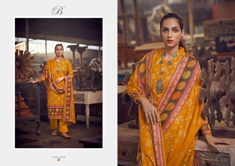 Belliza Designer Studio Al Marina Pashmina With Digital Print Salwar Suit