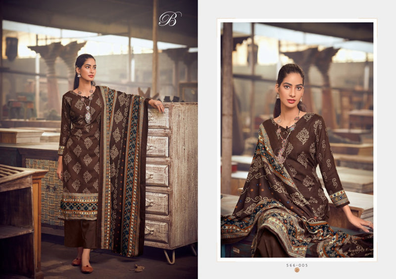Belliza Designer Studio Al Marina Pashmina With Digital Print Salwar Suit