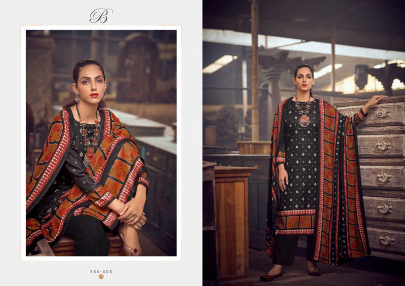 Belliza Designer Studio Al Marina Pashmina With Digital Print Salwar Suit