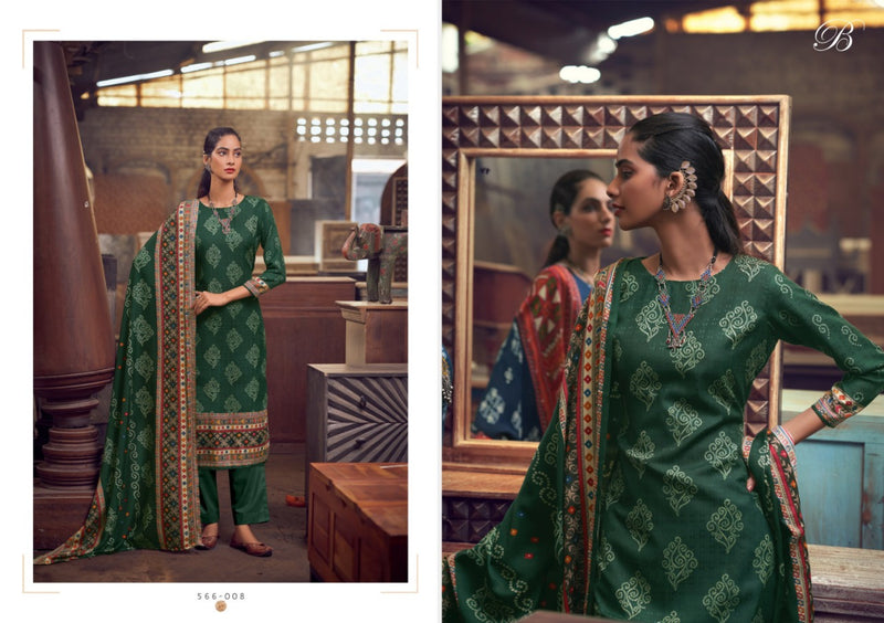 Belliza Designer Studio Al Marina Pashmina With Digital Print Salwar Suit