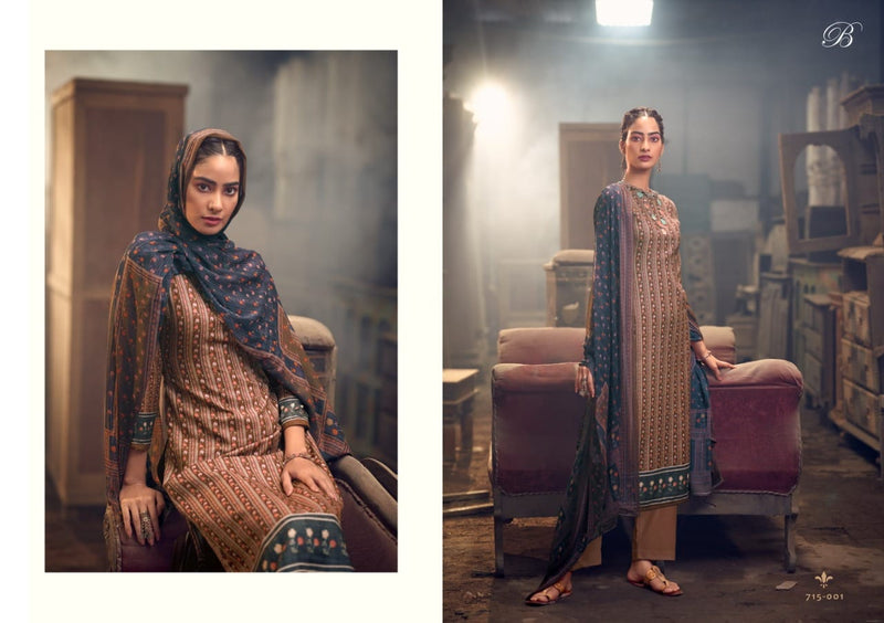 Belliza Designer Studio Felix Pashmina With Exclusive Digital Prints Salwar Suit