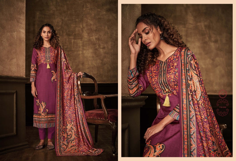 Belliza Designer Studio Minakari Pashmina With Exclusive Digital Prints Suit