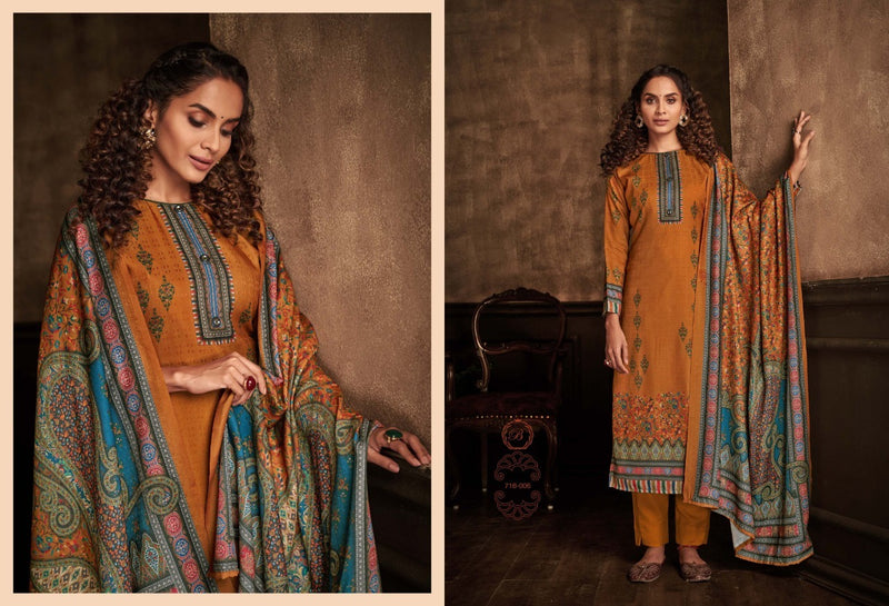 Belliza Designer Studio Minakari Pashmina With Exclusive Digital Prints Suit