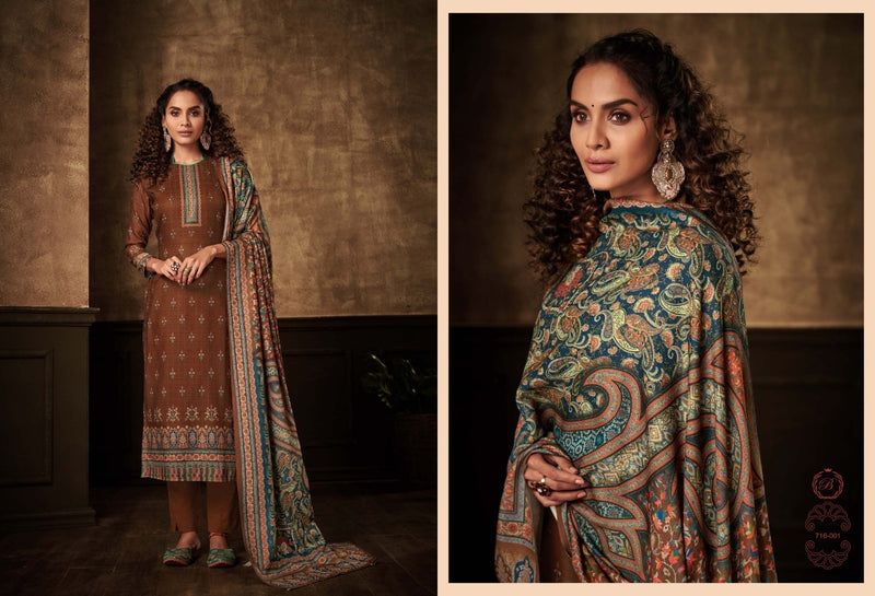 Belliza Designer Studio Minakari Pashmina With Exclusive Digital Prints Suit