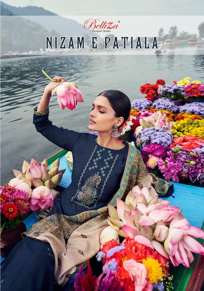 Belliza Designer Studio Nizam E Patiyala Pashmina Print Salwar Suit