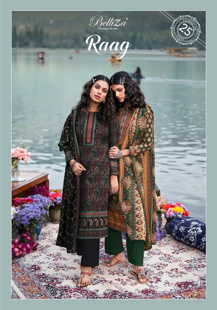 Belliza Designer Studio Raag Pashmina With Digital Style Salwar Suit
