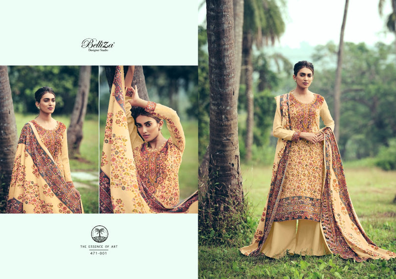 Belliza Designer Studio Ruhani Pure Pashmina Digital Print Salwar Kameez
