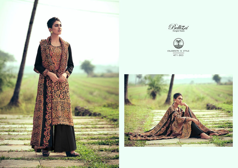 Belliza Designer Studio Ruhani Pure Pashmina Digital Print Salwar Kameez