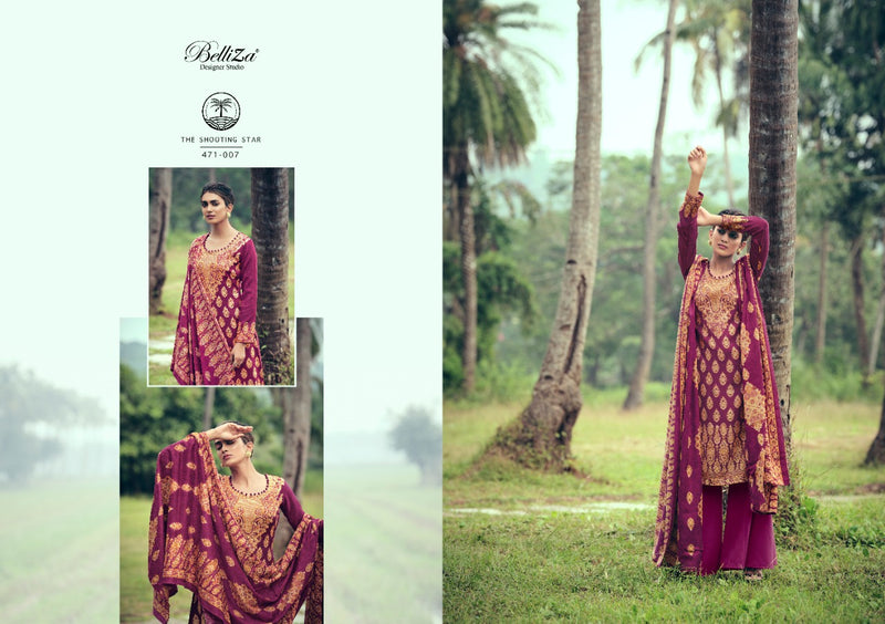 Belliza Designer Studio Ruhani Pure Pashmina Digital Print Salwar Kameez