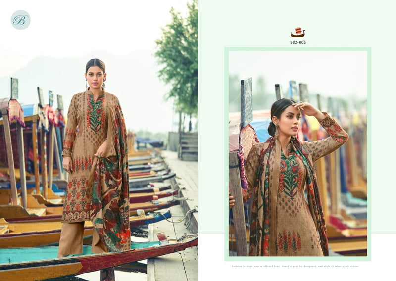 Belliza Designer Studio Aisha  Pashmina With Digital Style Prints Suit