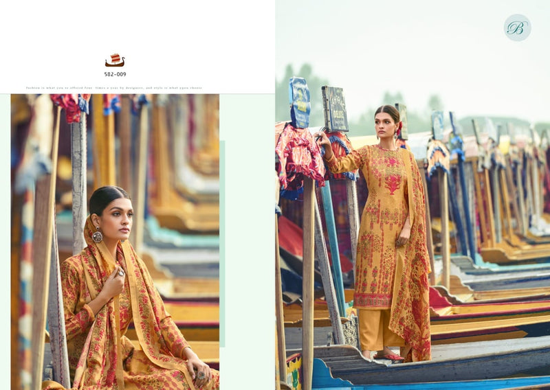 Belliza Designer Studio Aisha  Pashmina With Digital Style Prints Suit