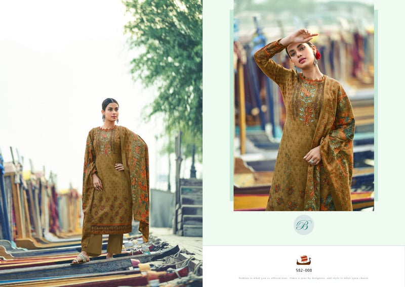 Belliza Designer Studio Aisha  Pashmina With Digital Style Prints Suit