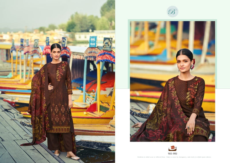 Belliza Designer Studio Aisha  Pashmina With Digital Style Prints Suit