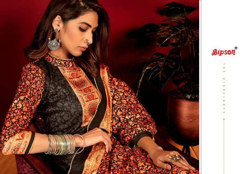 Bipson Inayat Woollen Pashmina Digital Print Designer Salwar Kameez