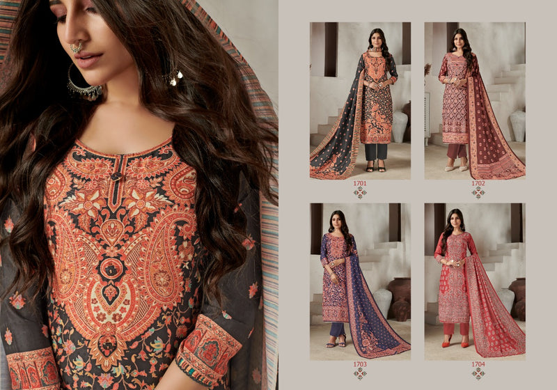Bipson Kashmiri Queen 1701 Pashmina Winter Wear Salwar Suits