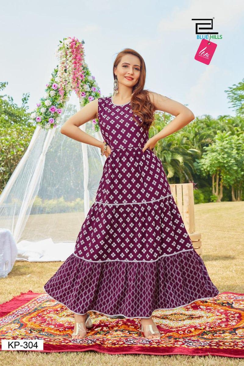 Blue Hills Kitty Party Vol 3 Rayon Fancy Designer Kurti
