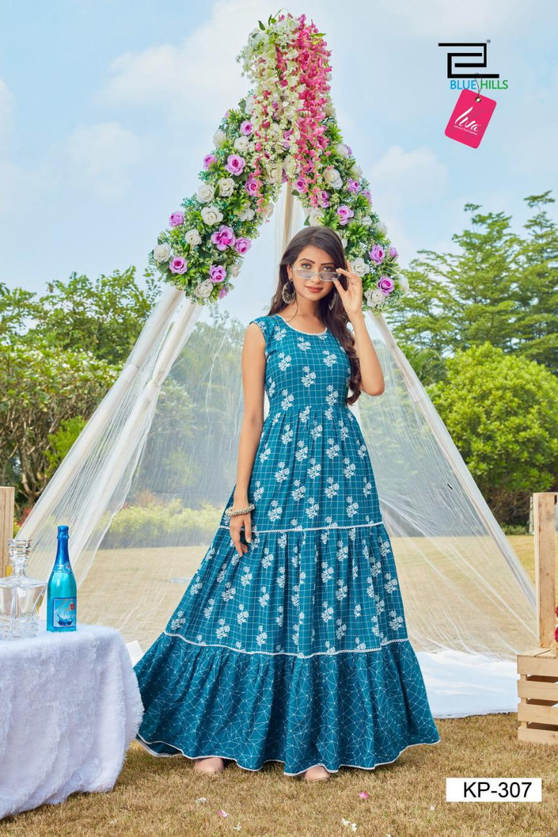 Blue Hills Kitty Party Vol 3 Rayon Fancy Designer Kurti