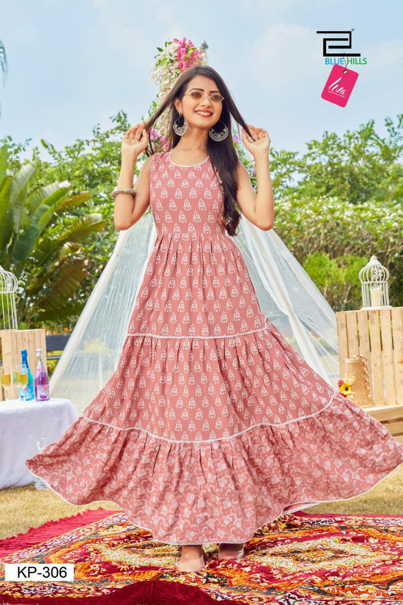 Blue Hills Kitty Party Vol 3 Rayon Fancy Designer Kurti