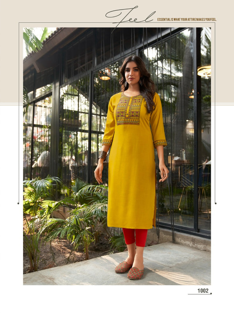 Colourpix Candy Crush Rayon With Beautiful Work Stylish Designer Casual Wear Fancy Kurti