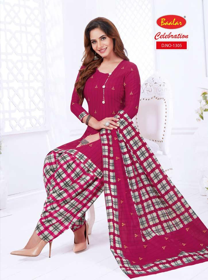 Baalar Celebration Remix Vol 3 Cotton Causal Wear Salwar Suit