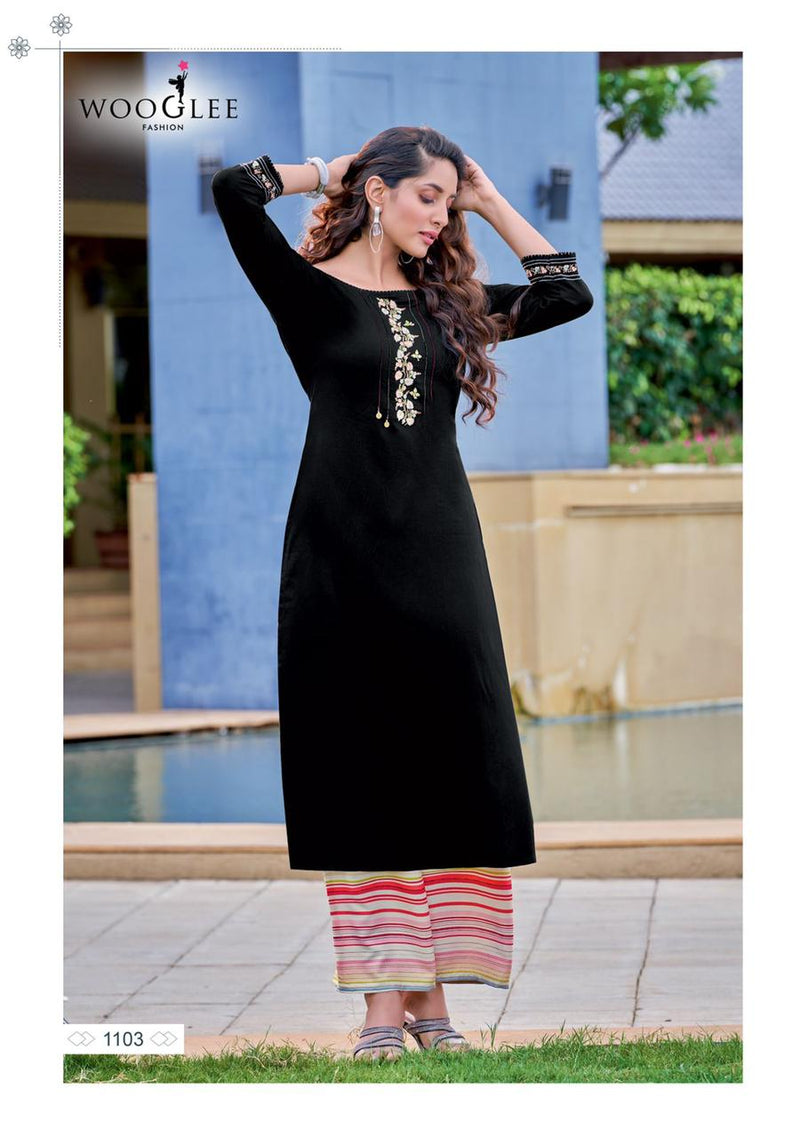 Wooglee Celebration Vol 16 Rayon Stylish Designer Casual Wear Kurti