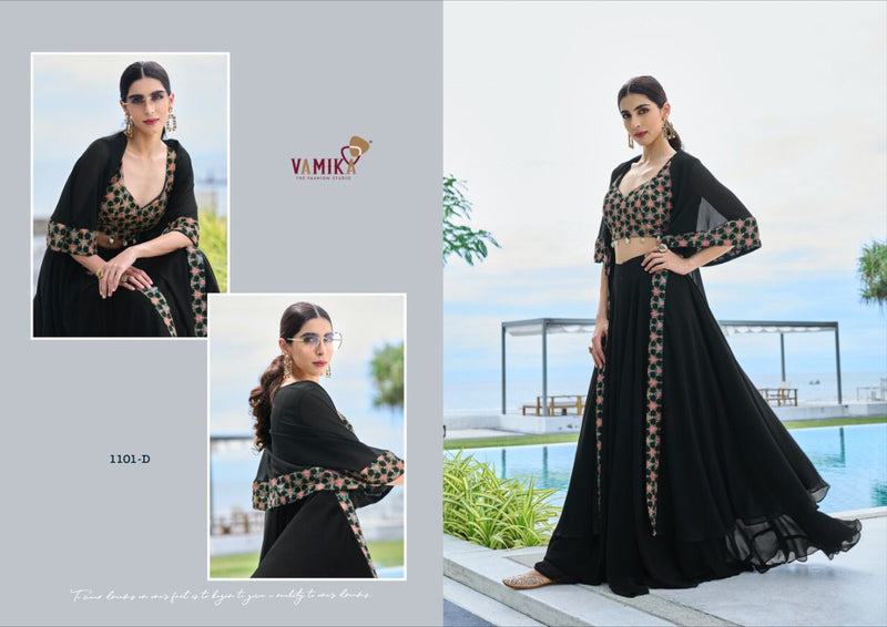 Vamika Celebrity Fancy With Beautiful Heavy Work Stylish Designer Party Wear Long Kurti