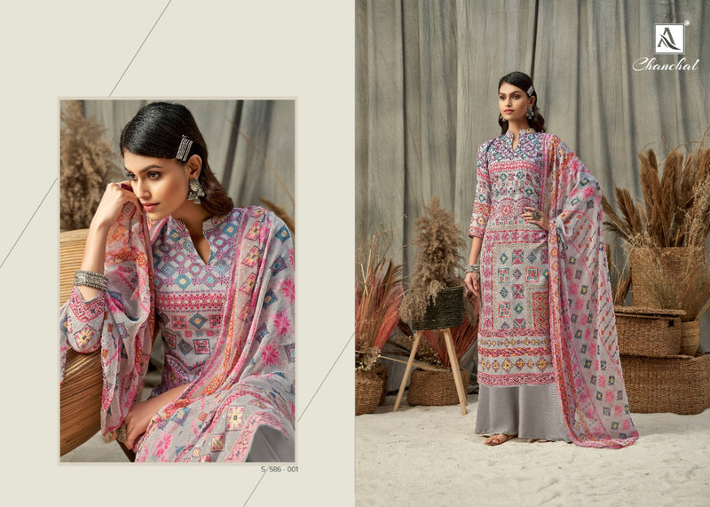 Alok Suit Chanchal Jam Digital Print Party Wear Salwar Kameez