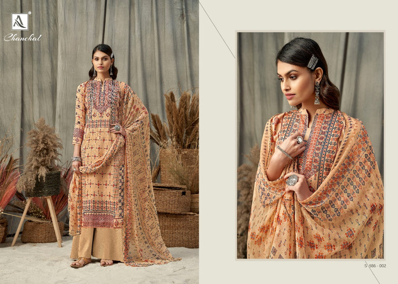 Alok Suit Chanchal Jam Digital Print Party Wear Salwar Kameez