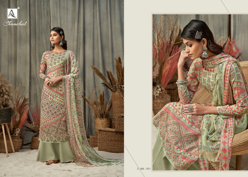 Alok Suit Chanchal Jam Digital Print Party Wear Salwar Kameez