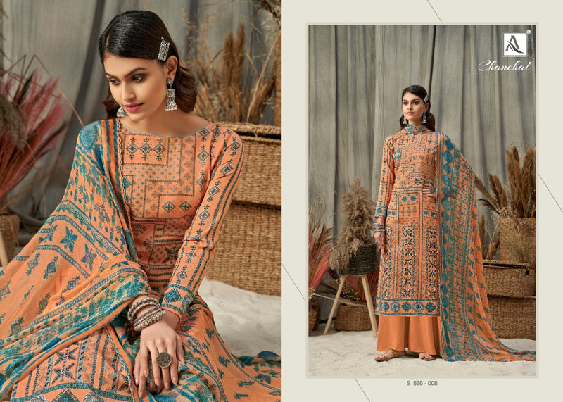 Alok Suit Chanchal Jam Digital Print Party Wear Salwar Kameez