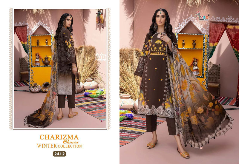 Shree Fabs Charizma Pashmina With Heavy Embroidery Work Stylish Designer Pakistani Salwar Kameez