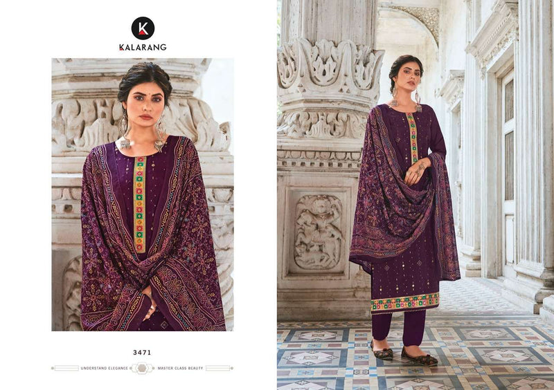 Kalarang Fashion Charmi Viscose Upada Silk Fancy Stylish Party Wear Salwar Suits
