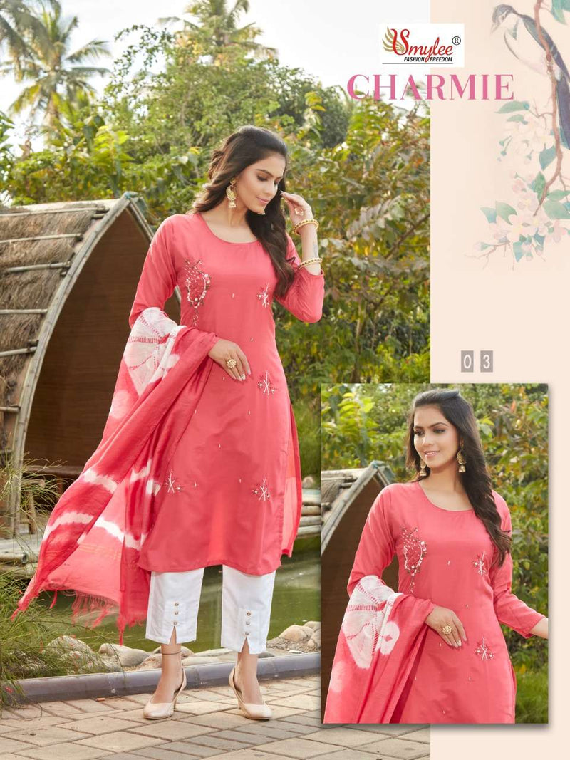 Smylee Fashion Charmie Silk Stylish Designer Wear Kurti