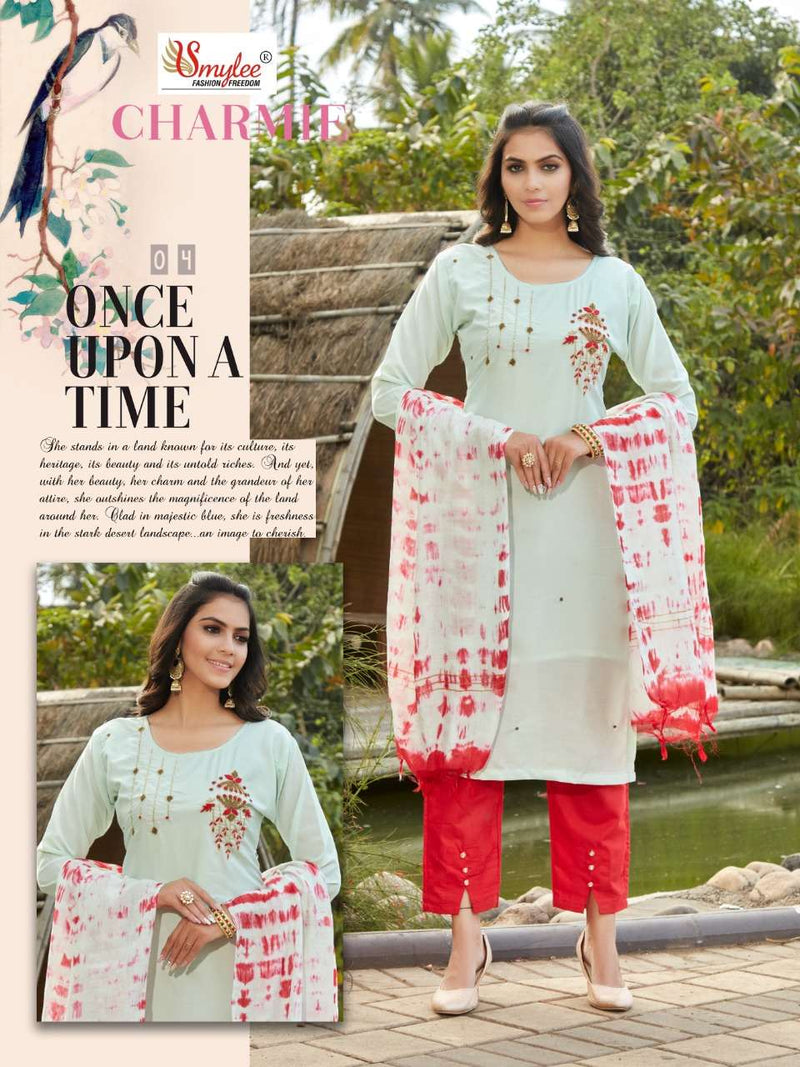Smylee Fashion Charmie Silk Stylish Designer Wear Kurti