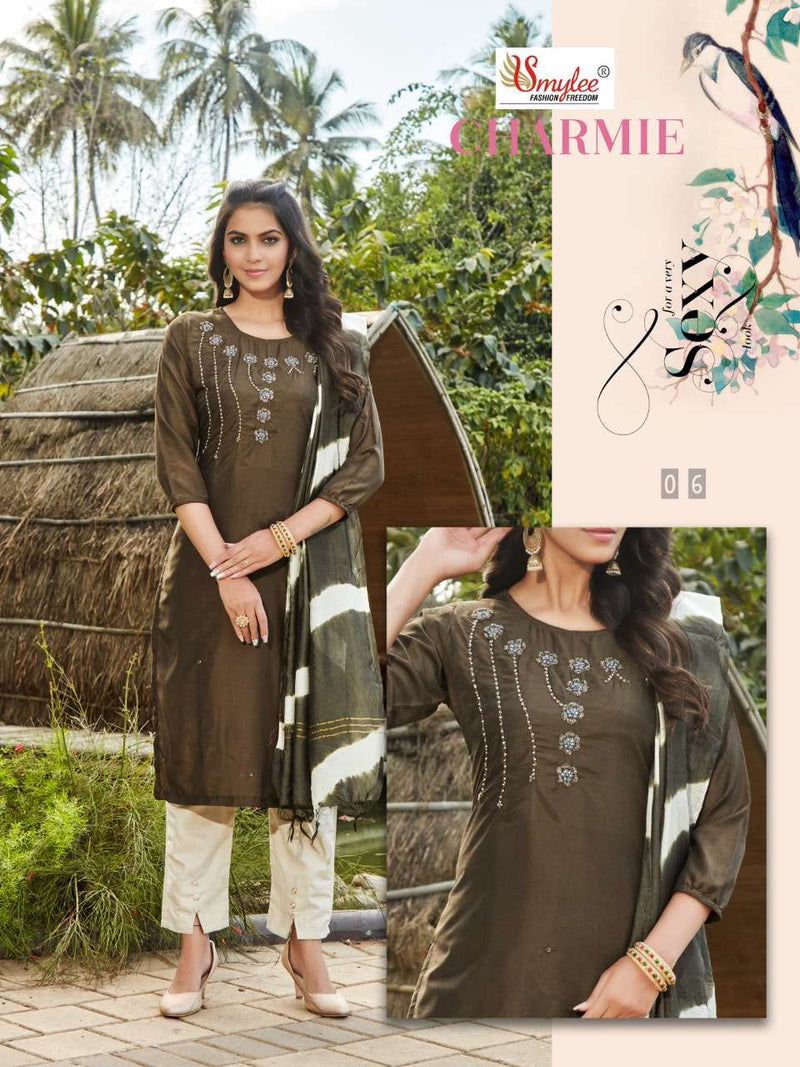 Smylee Fashion Charmie Silk Stylish Designer Wear Kurti