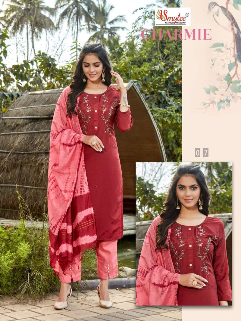 Smylee Fashion Charmie Silk Stylish Designer Wear Kurti
