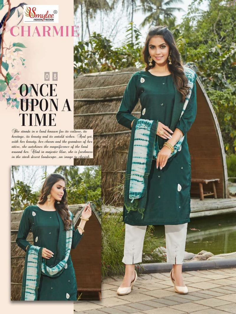 Smylee Fashion Charmie Silk Stylish Designer Wear Kurti