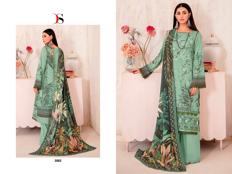 Deepsy Suits Cheveron Vol 7 Pure Cotton Heavy Self Embroidery Patch Designer Pakistani Salwar Suit