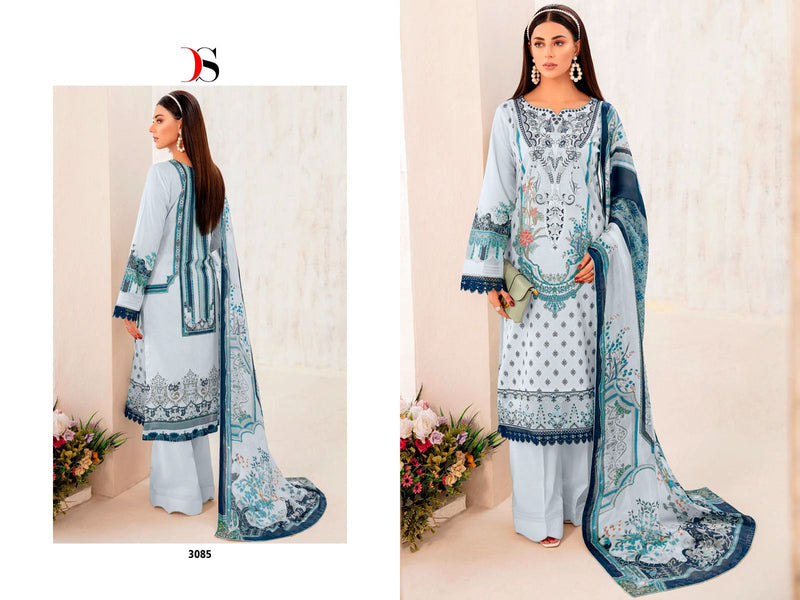 Deepsy Suits Cheveron Vol 7 Pure Cotton Heavy Self Embroidery Patch Designer Pakistani Salwar Suit