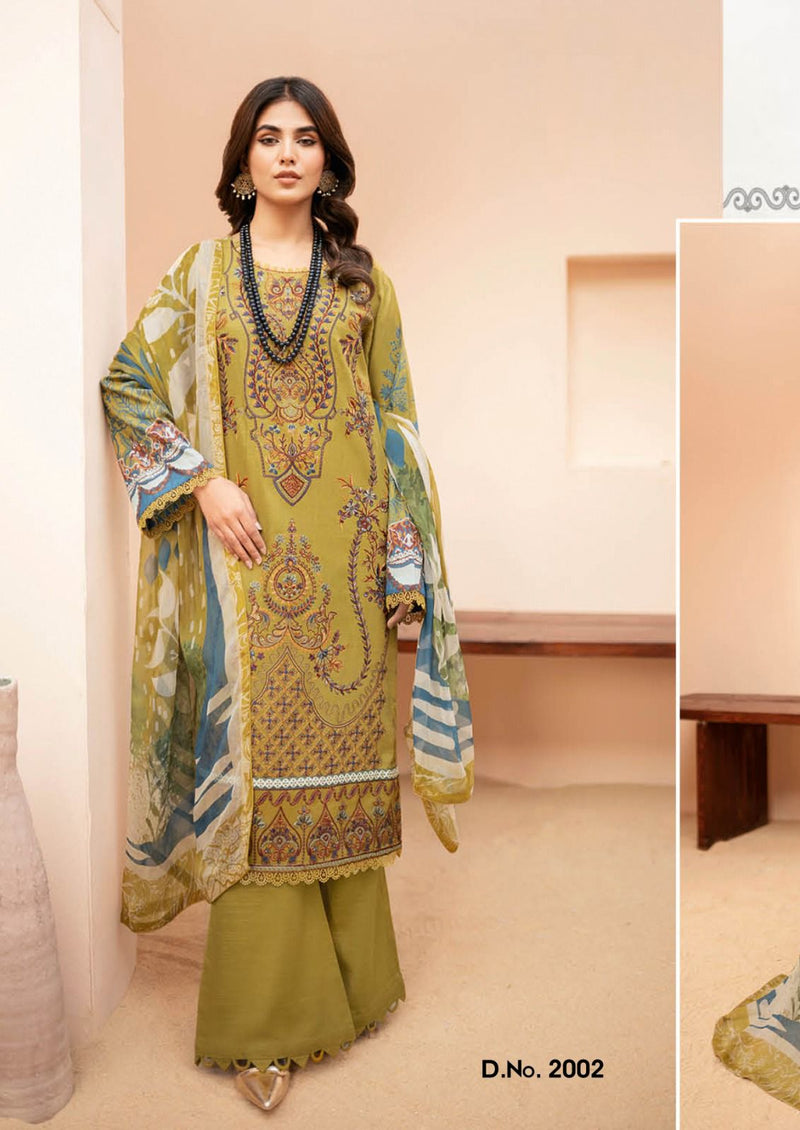 Hala Chevron By Nayra Heavy Cotton Karachi Print Fancy Designer Salwar Kameez