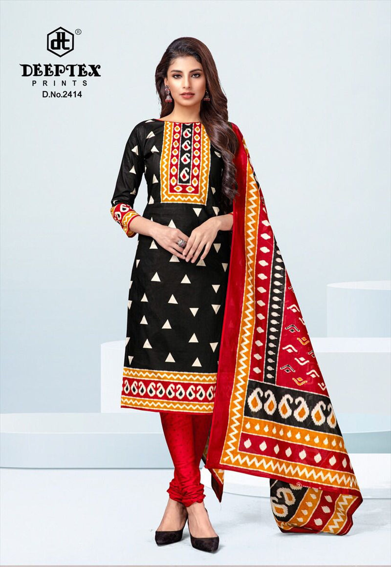 Deeptex Prints Chief Guest Vol 24 Cotton Printed Festive Wear Salwar Suits